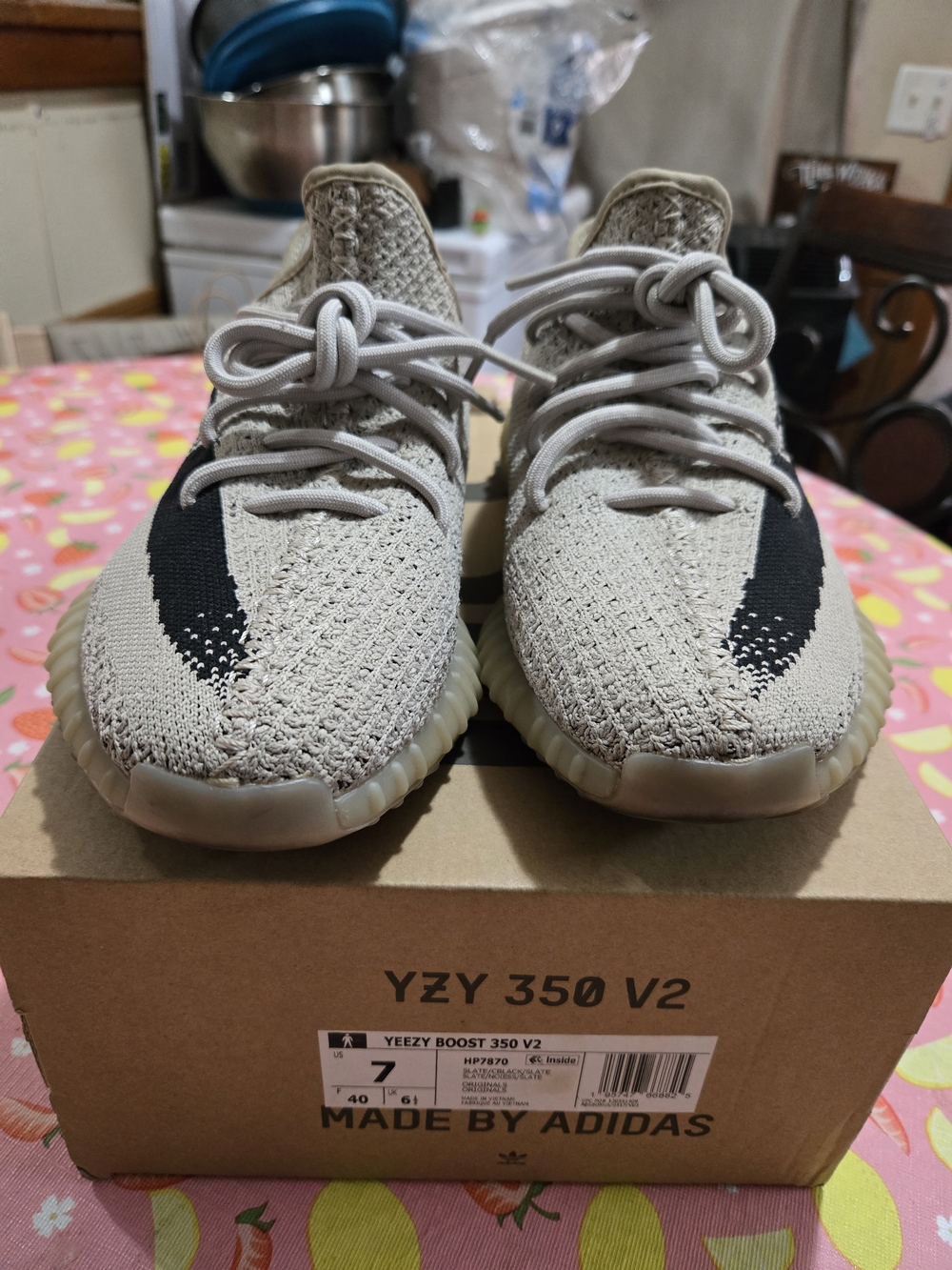 Adidas Yeezy Boost 350 V2 Slate Size 7